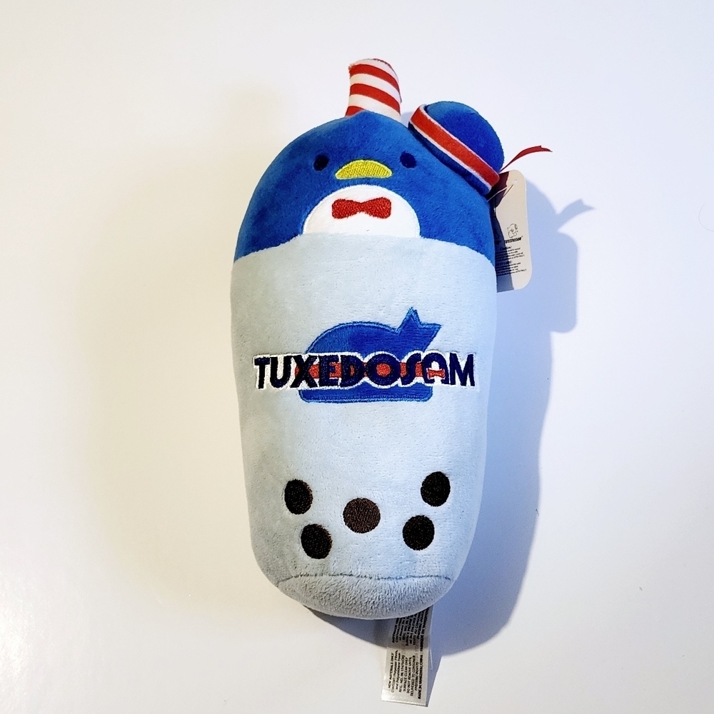 Tuxedo Sam Bubble Tea Plush - Hello Kitty Boba Cute